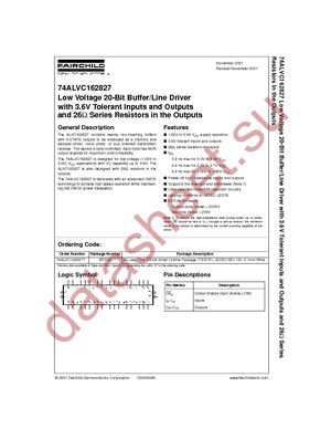 74ALVC162827T datasheet  